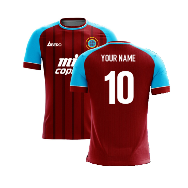 Villa 2023-2024 Home Concept Football Kit (Libero) (Your Name)