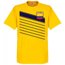 Colombia James 10 Team T-Shirt - Yellow
