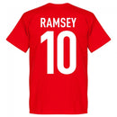 Wales Team Ramsey 10 T-Shirt - Red