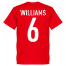 Wales Team Williams 6 T-Shirt - Red