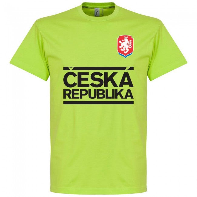 Czech Republic Cech Team T-shirt - Apple Green
