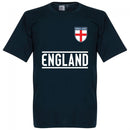 England Kane 9 Team T-Shirt - Navy - Terrace Gear