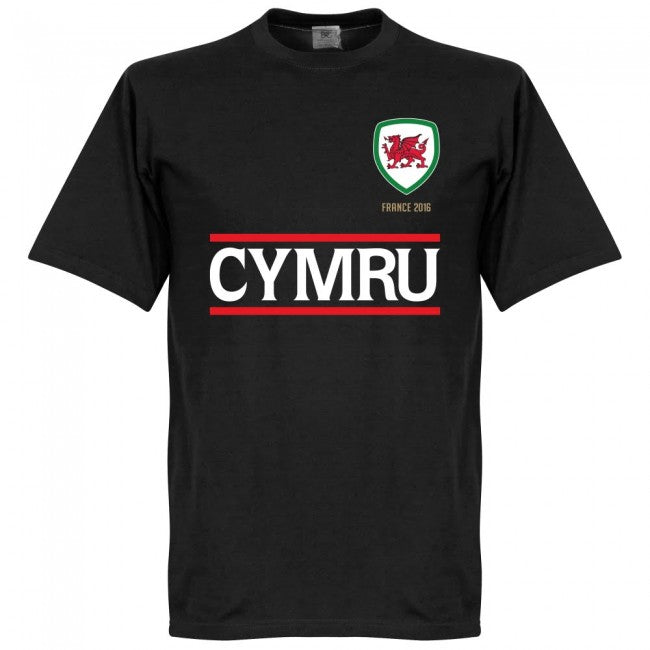 Cymru Bale Team T-shirt - Black