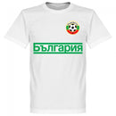 Bulgaria Berbatov 9 Team T-Shirt - White - Terrace Gear