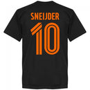 Holland Sneijder 10 Team T-Shirt - Black