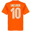 Holland Sneijder 10 Team T-Shirt - Orange