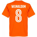 Holland Wijnaldum 8 Team T-Shirt - Orange