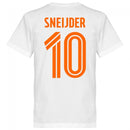 Holland Sneijder 10 Team T-Shirt - White