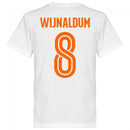 Holland Wijnaldum 8 Team T-Shirt - White