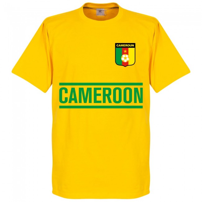 Cameroon Aboubakar 10 Team T-Shirt - Yellow