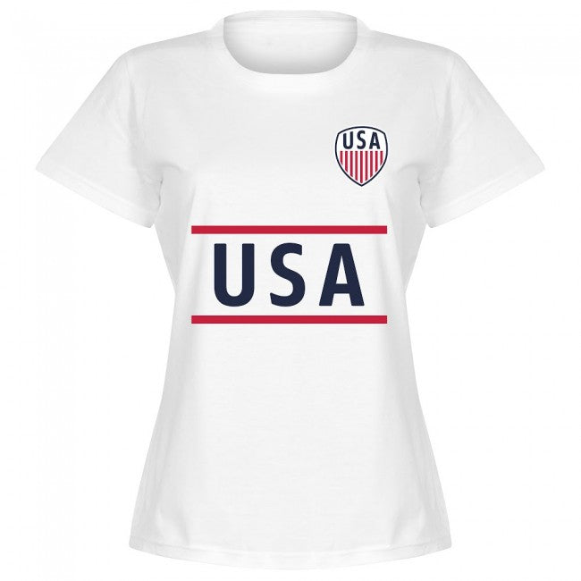 USA Heath 17 Team Womens T-Shirt - White