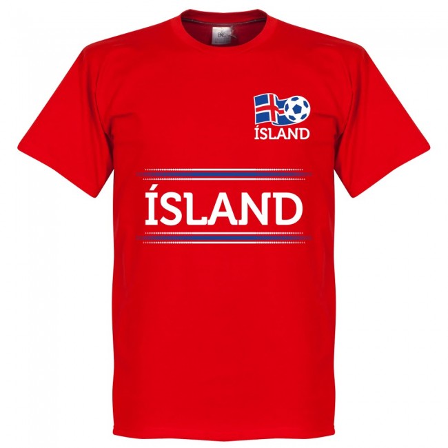 Iceland Halldorsson 1 Team KIDS T-Shirt - Red