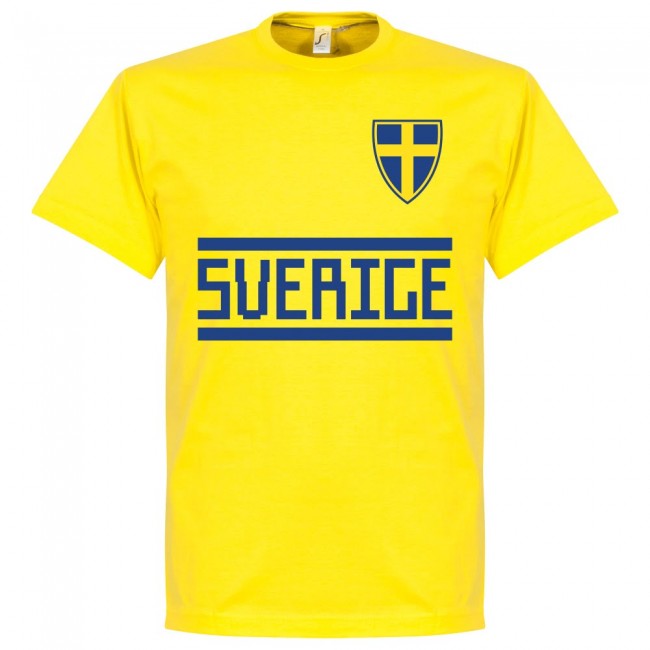 Sweden Ibrahimovic 10 Team T-Shirt - Yellow