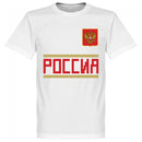 Russia Team Dzyuba 22 T-shirt - White