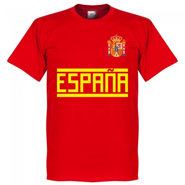 Spain Diego Costa 19 Team T-Shirt - Red