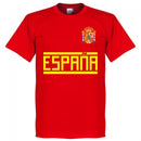 Spain A. Iniesta 6 Team T-Shirt - Red