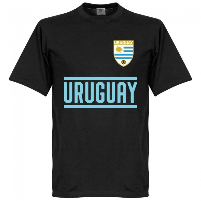 Uruguay Bentancur 6 Team T-Shirt - Black