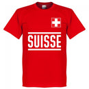 Switzerland Shaqiri 23 Team T-Shirt - Red