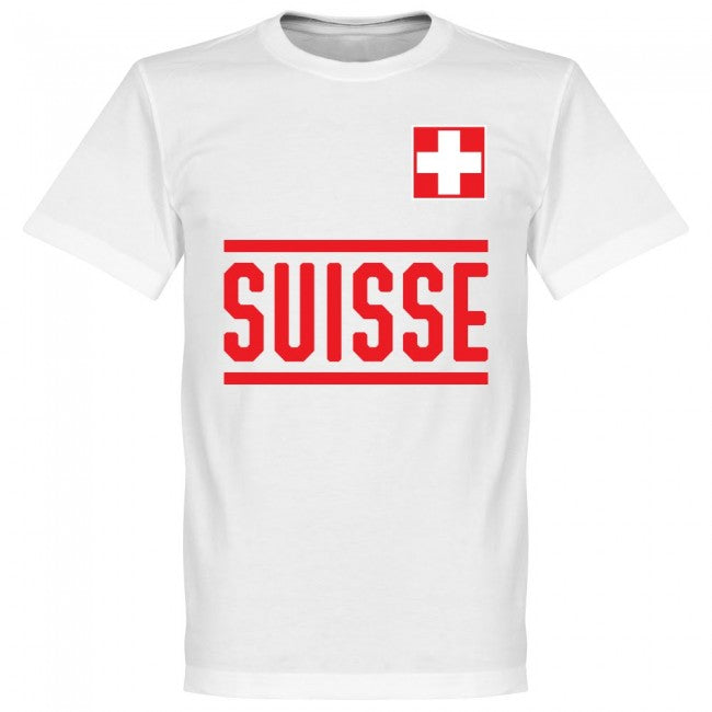Switzerland Xhaka 10 Team T-shirt - White