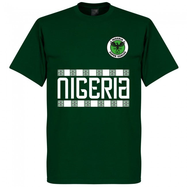 Nigeria Iwobi 18 Team T-Shirt - Bottle Green