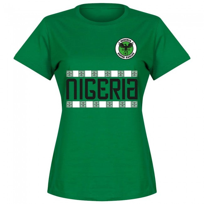 Nigeria Team Womens Oshoala 8 T-shirt - Green