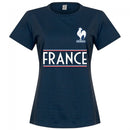 France Team Womens Renard 3 T-shirt - Navy