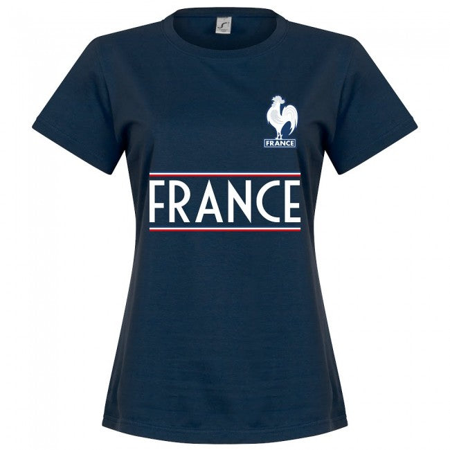 France Team Womens Renard 3 T-shirt - Navy