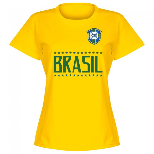 Brasil Team Womens Cristiane 11 T-shirt - Yellow