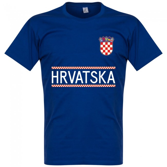 Croatia Rakitic 7 Team T-Shirt - Blue