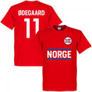 Norway Team Ødegaard 11 T-Shirt - Red