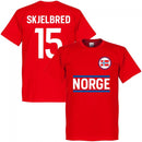 Norway Team Skjelbred 15 T-Shirt - Red