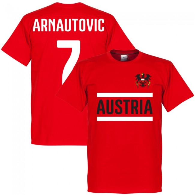 Austria Arnautovic 7 Team T-Shirt - Red