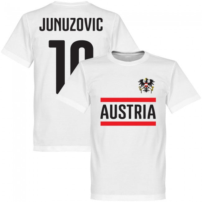 Austria Junuzovic 10 Team T-Shirt - White