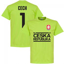 Czech Republic Cech Team T-shirt - Apple Green