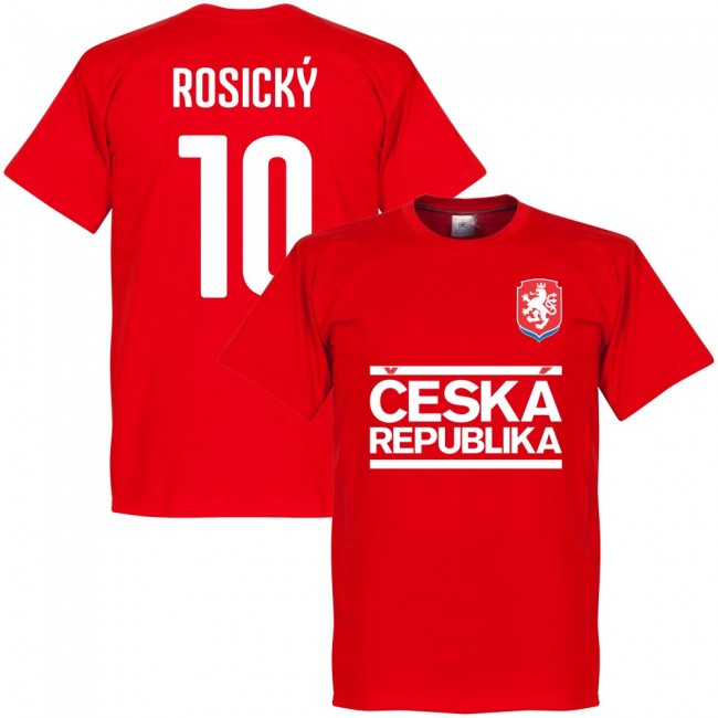 Czech Republic Rosicky Team T-Shirt - Red