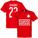 Switzerland Shaqiri Team T-Shirt - Red