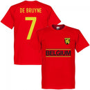 Belguim De Bruyne Team T-Shirt - Red