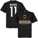 Germany Team T-shirt + Werner 11 - Black