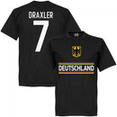 Germany Team T-shirt + Draxler 7 - Black