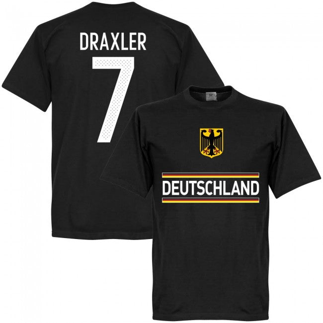 Germany Team T-shirt + Draxler 7 - Black