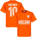 Holland Sneijder 10 Team T-Shirt - Orange