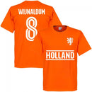 Holland Wijnaldum 8 Team T-Shirt - Orange