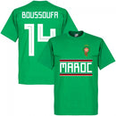 Morocco Boussoufa 14 Team T-Shirt - Green