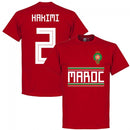Morocco Hakimi Team T-Shirt - Red