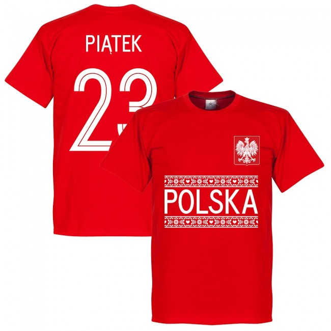 Poland Piatek 23 Team T-Shirt - Red