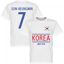 Korea Son Heungmin 7 Team T-Shirt - White