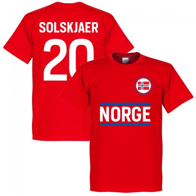 Norway Solskjaer 20 Team KIDS T-Shirt - Red