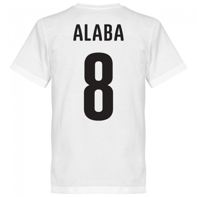 Austria Alaba 8 Team T-Shirt - White