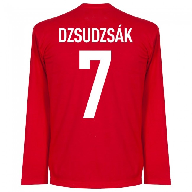 Hungary Dzsudzsak 7 Team L/S T-Shirt - Red