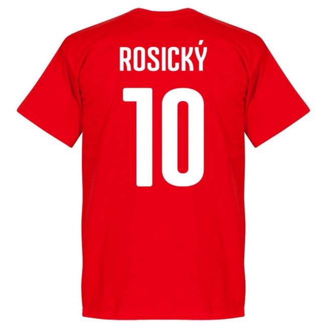 Czech Republic Rosicky Team T-Shirt - Red